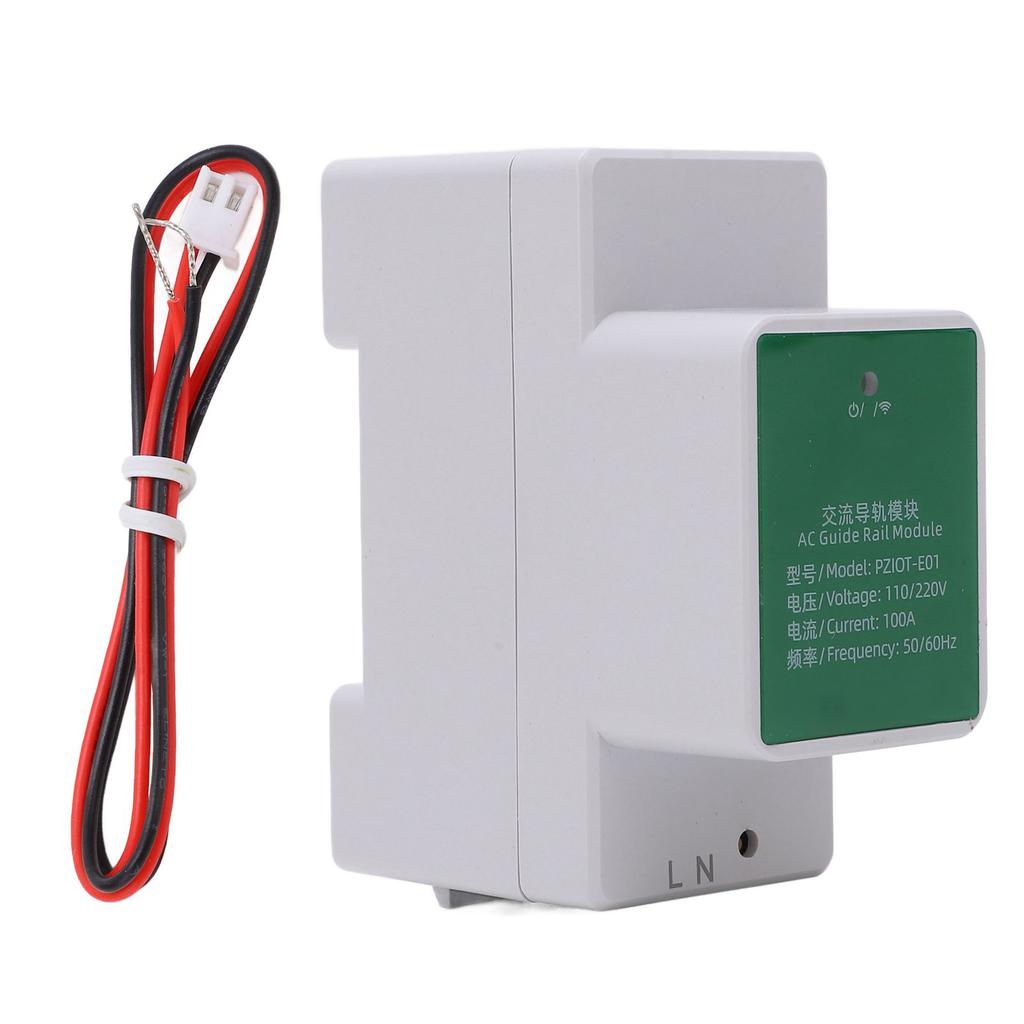 Peacefair Smart Energy Monitor Multifunctional DIN Rail Remote Control WiFi Electricity Usage Meter AC110 220V
