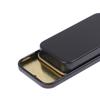 2Pcs Tinplate Small Push-Pull Box Solid Balm Box Metal Packaging Box