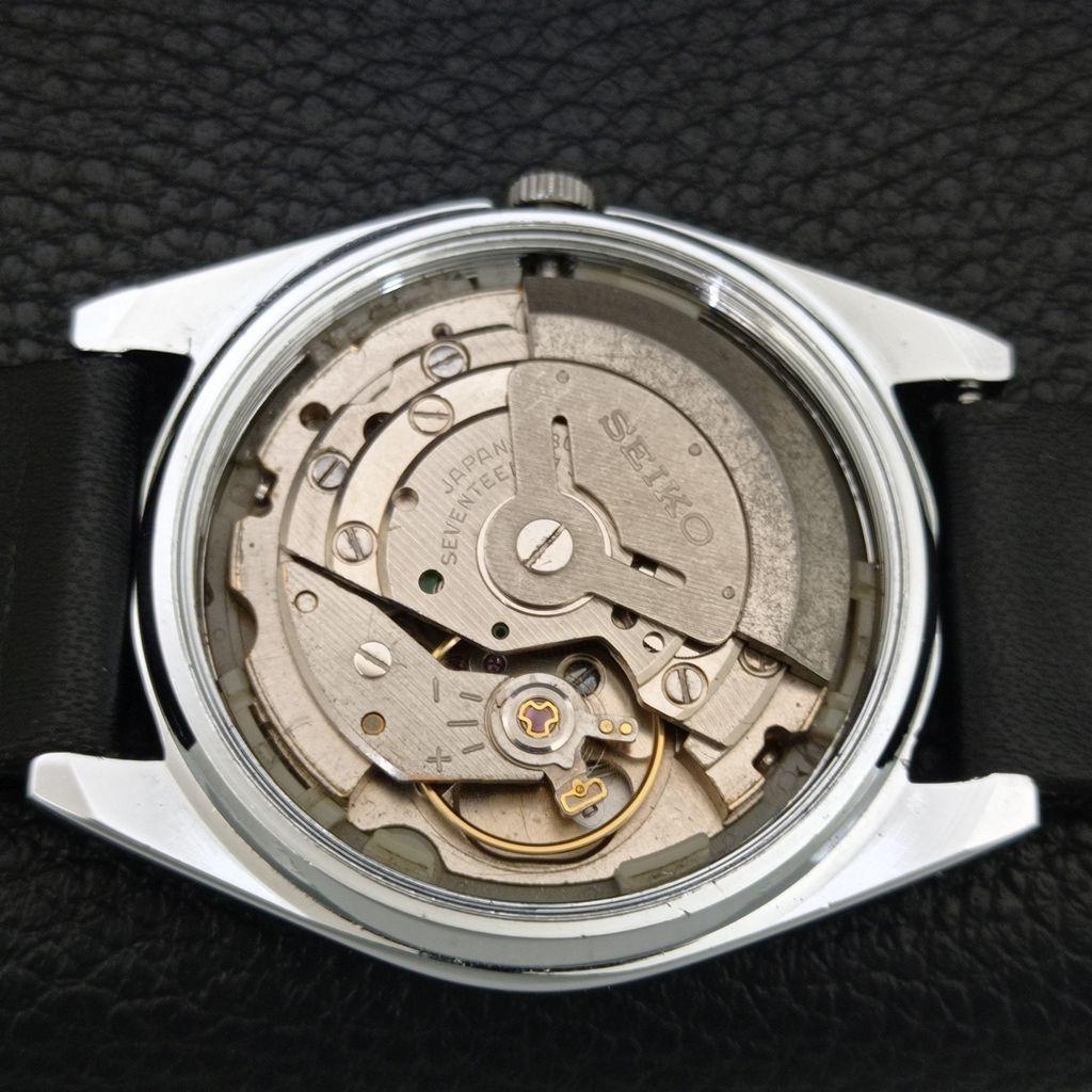 SEIKO 5 AUTOMATIC VINTAGE REFURBISHED JAPAN MENS WHITE DIAL WATCH a444241-1