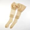 Sexy 5D Ultra Thin Transparent Medias De Mujer Wide Lace Top Silicone Hold Up Thigh High Stockings Oil Shiny Party Club Hosiery