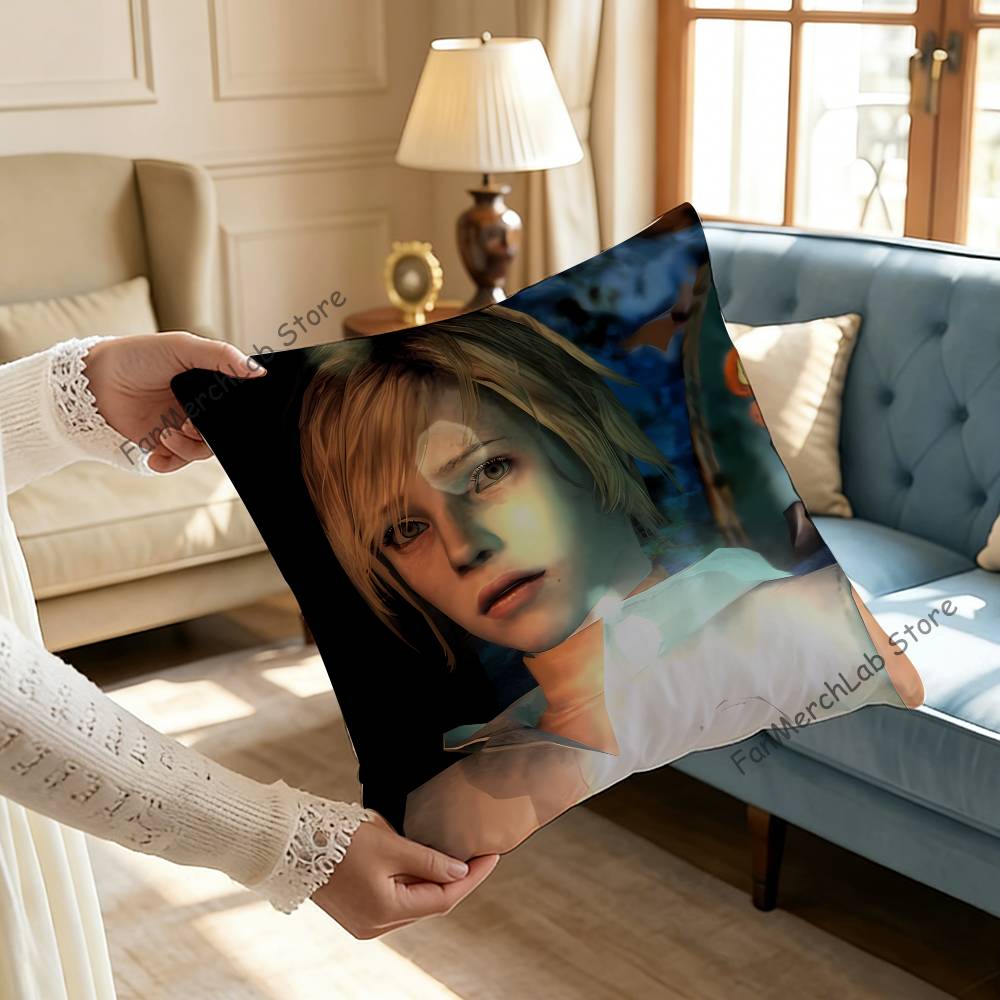 HHeather Mason SSilent Hill 3 Pillow Case Plush Fabric Soft Pillowcase Double Sided Print Sofa Cushion Cover Throw
