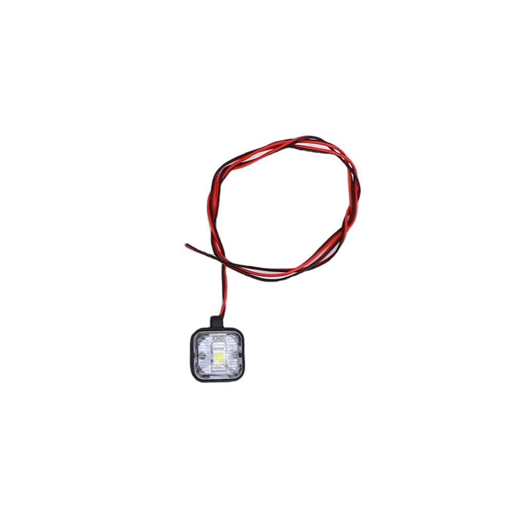 LED Toy Car Lights Remote Control Car Spotlights with Metal Bracket 12mm Diameter RC Car Flashing Light Strips