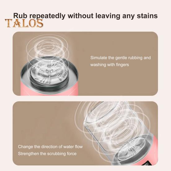 Underwear Washer Socks Laundry Machine Large Capacity Compact Design Portable Rechargeable Cordless Mini Washing Machine