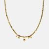 Collier - Luxenter - Damya - Cristal multicolore - Or jaune 18k - 42 cm + 3 cm de rallonge