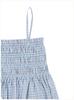 Hello Sunrise Hs Two Poket Mini Dress_Blue Check