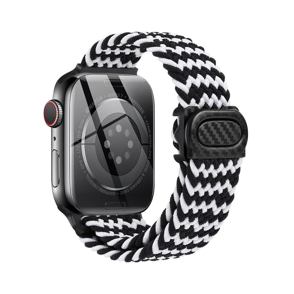 Strap For Apple watch band 44mm 42mm 40mm 45mm 46mm 41mm 49mm Braided Solo Correa Bracelet iWatch 11 10 9 8  7 6 5 4 se Ultra3