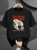 T-shirt with Popeye Graphic Print - White Casual Summer Tee