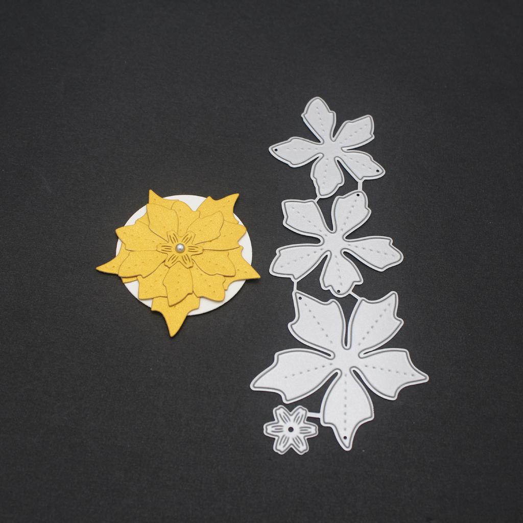 Flower Metal Cutting Dies Stencil for DIY Scrapbooking Photo Album Embossing Paper Cards Crafts Diecuts