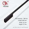 Solid Black Cabinet Door Handle Modern Minimalist Cabinet Drawer Cabinet Handle Wardrobe Closet Handle With Round Holes
