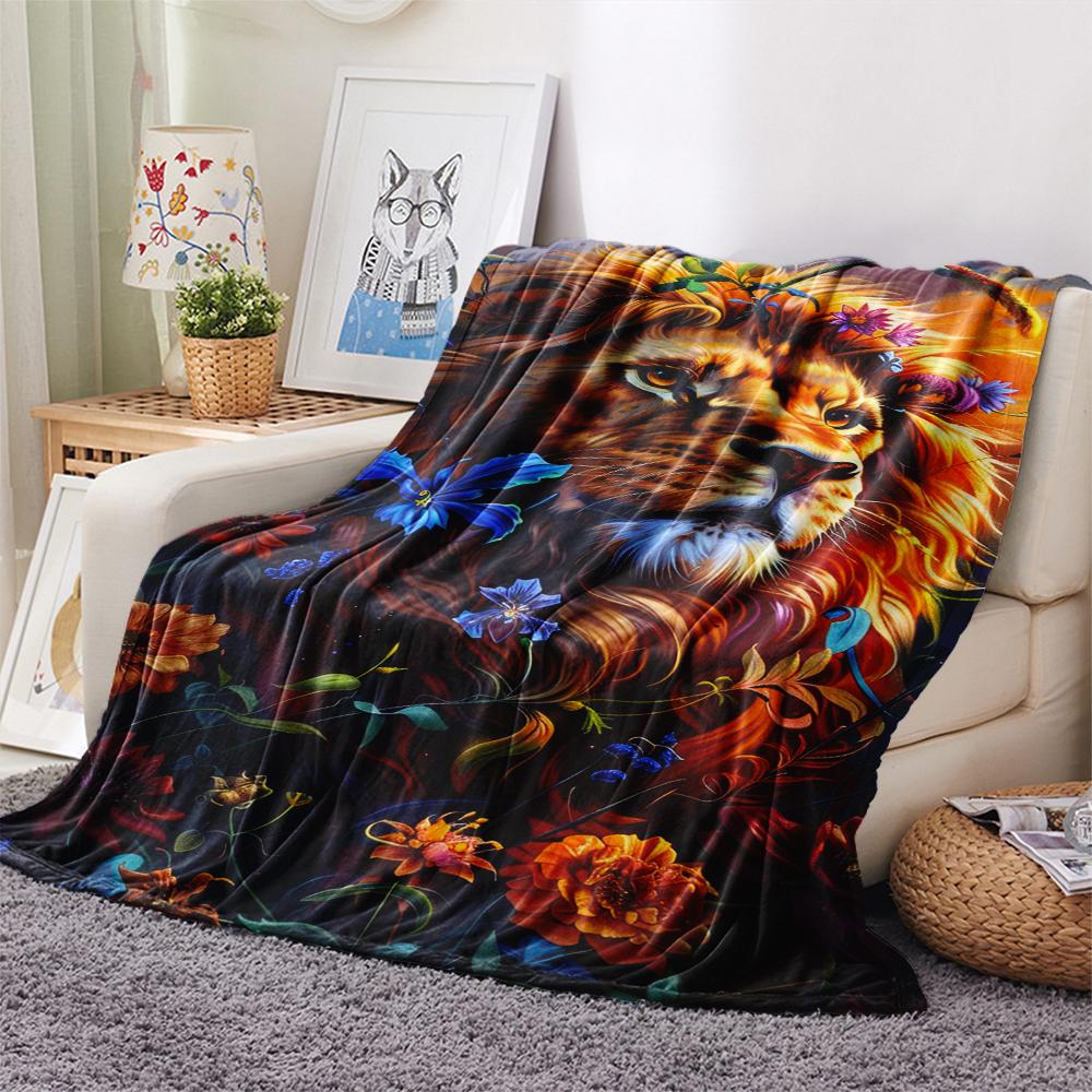 1 Manta de Franela con Estampado de Dibujos Animados, Alta Calidad, Cómoda para Todas las Estaciones, Decoración del Hogar, Calidez y Confort, Perfecta para Regalo de Navidad o Cumpleaños