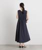 MINOTECH Sleeveless Gathered Maxi Size S [Nano Universe] (R) Dress, Women's, (120), Navy, 669-6119314