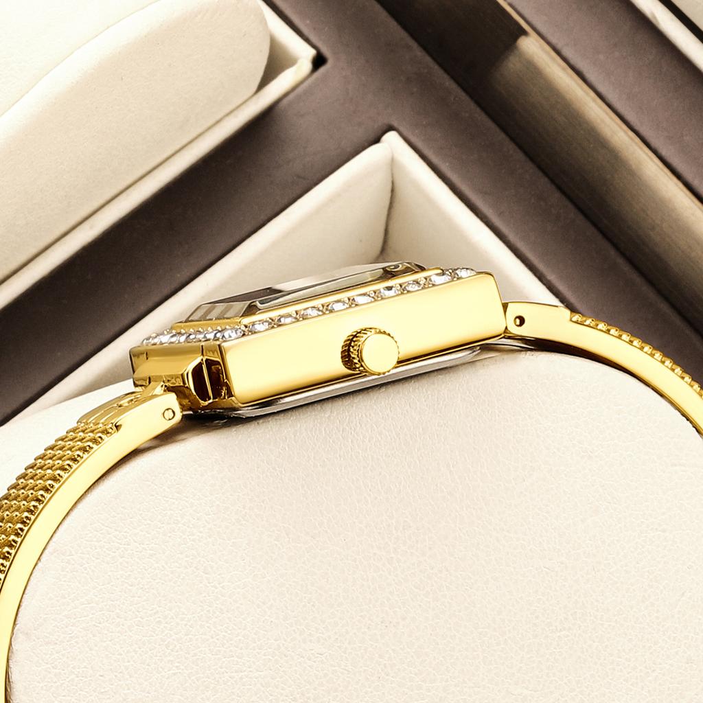 Women'S Watches, Women'S High-Value, Light Luxury Squares, Retro Ipg, Vacuum Electroplating, Environmentally Friendly Materials