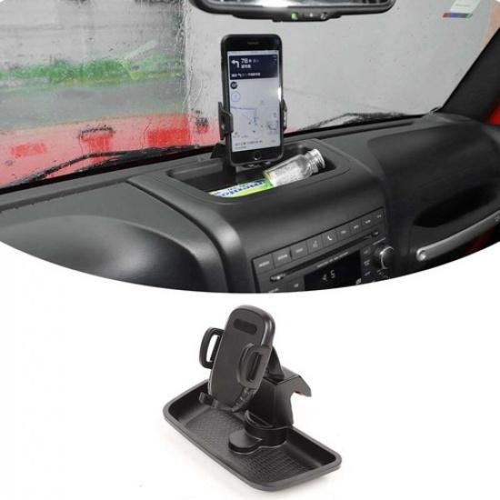 Dash Phone Holder Storage Box Bracket for 2012-2018 Jeep Wrangler JK Accessories