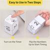 Gravities Activated Electronic Timer Cubes Automatic Detection Accurate Timing Large Digital Display with 10 Presets Time