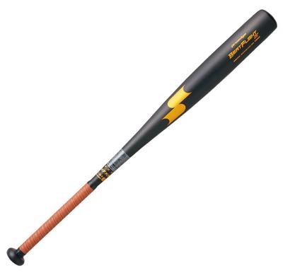 SSK Baseball Generel Hardball Metal Bat Beat Flight ST Sort x Guld 83cm Kompatibel med nye standarder (EBB1100) (9038) (over 900 g)