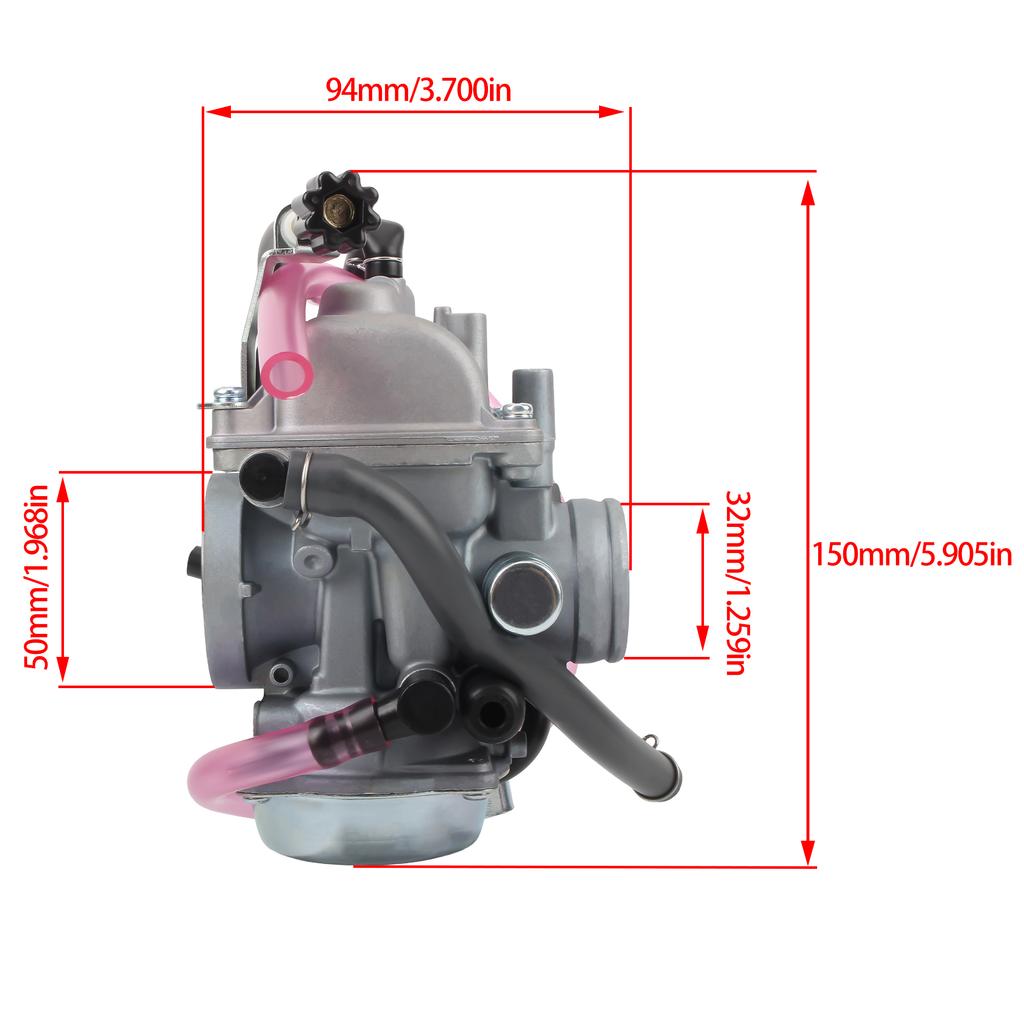 For Kawasaki Bayou 300 1986-2005 4-Stroke Motorcycle Carburetor for KLF 300 KLF300 KLF300C 4X4 ATV Carb Air Intake Fuel Parts