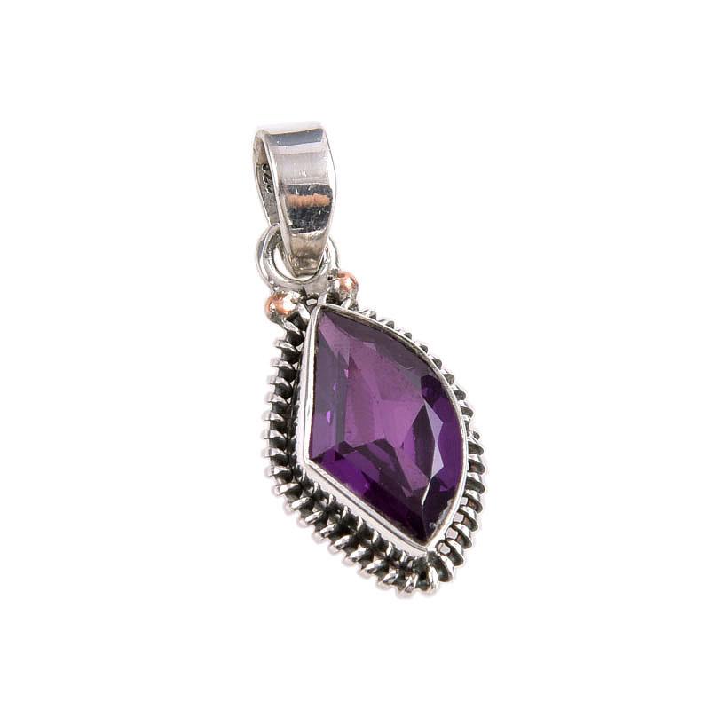 Natural Alexandrite Gemstone Handmade 925 Solid Sterling Silver Pendant 1'' c7H39