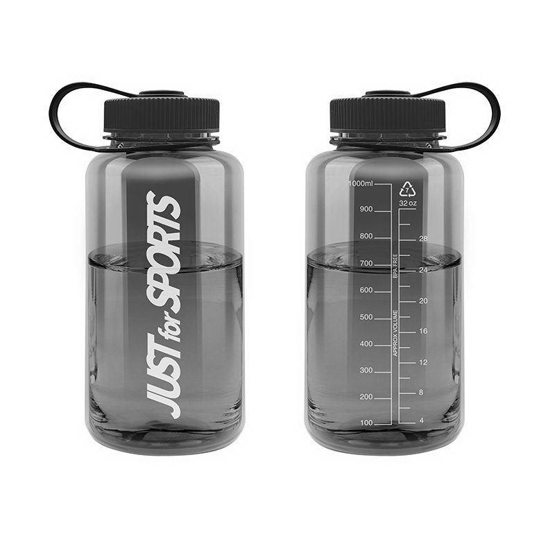 1000ML Tritan Sports Water Bottle – Heat-Resistant, Portable Fitness Cup with Handle