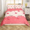 Peaches Bedding Set Peach Duvet Cover Set for Kids Boys Girls Peaches Comforter Cover Sets Fruit Style Quilt Covers No Comforter