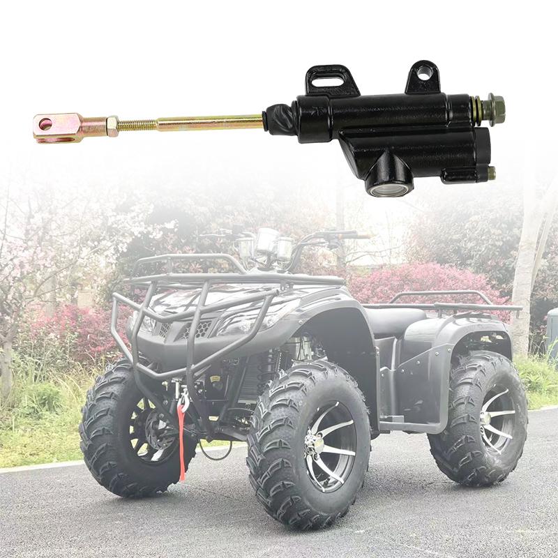 LINGQI RACING Motorcycle Foot Hydraulic Rear Brake Master Cylinder Pump For 110cc 125cc 150cc 250cc Dirt Pit Bike ATV Off Road