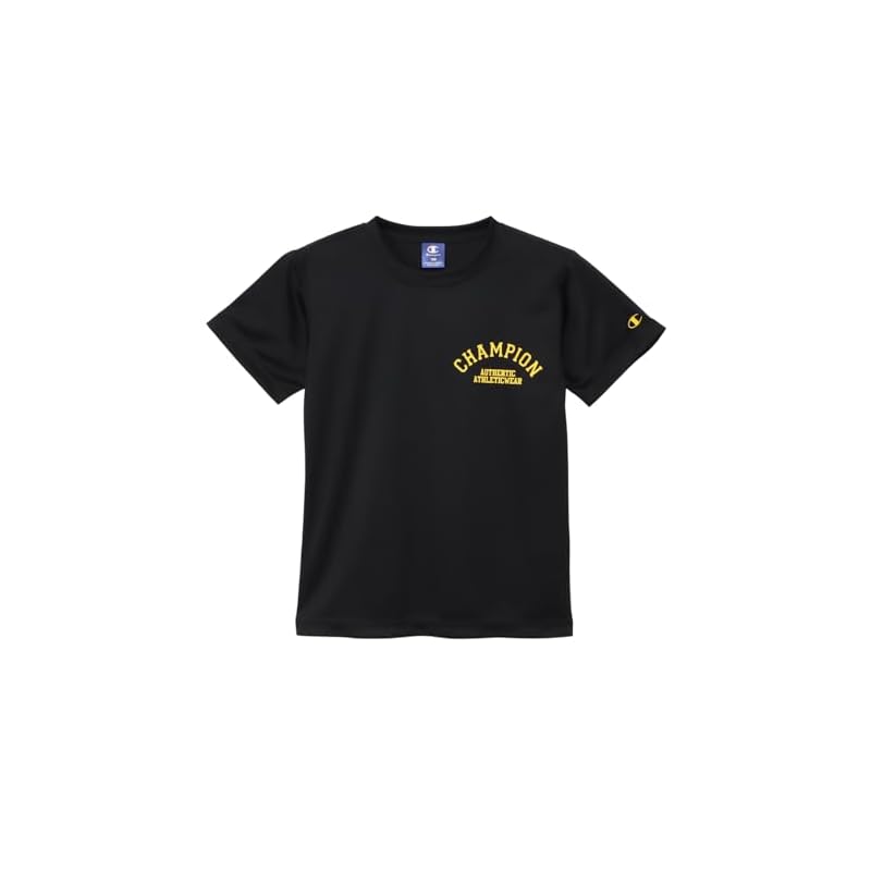 [Champion] Kids Short-Sleeve Crew Neck UV Protection Quick-Drying Script Logo Print T-Shirt & Shorts Set School Sports CK-DSW05-090-160