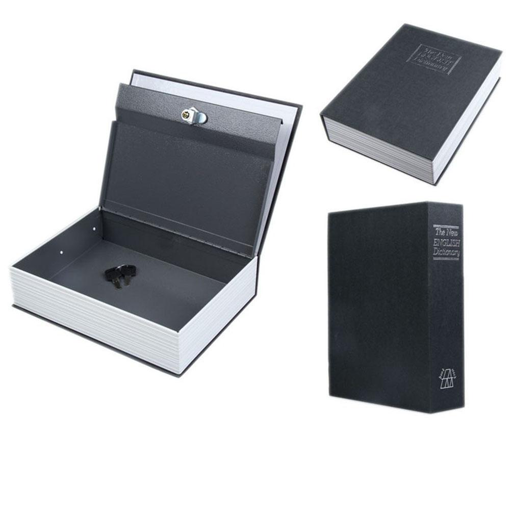 Book-Shaped Security Safe Box - Secret Storage for Money & Jewelry