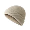 Unisex Solid Color Knitted Beanie Hat Warm Brimless Cuff Skullcap Sailor Cap