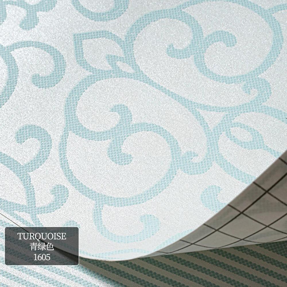 Netkané samolepicí tapety Evropský styl Velký květ Svislý pruh Domácí dekorace Tapeta Samolepicí