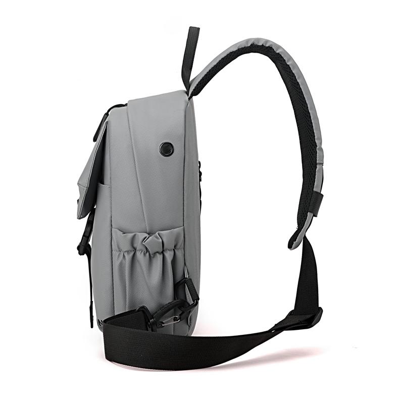 Stylish Unisex Chest Pack - Fashionable Nylon Crossbody Bag for Everyday Use Stylish Nylon Shoulder Bag