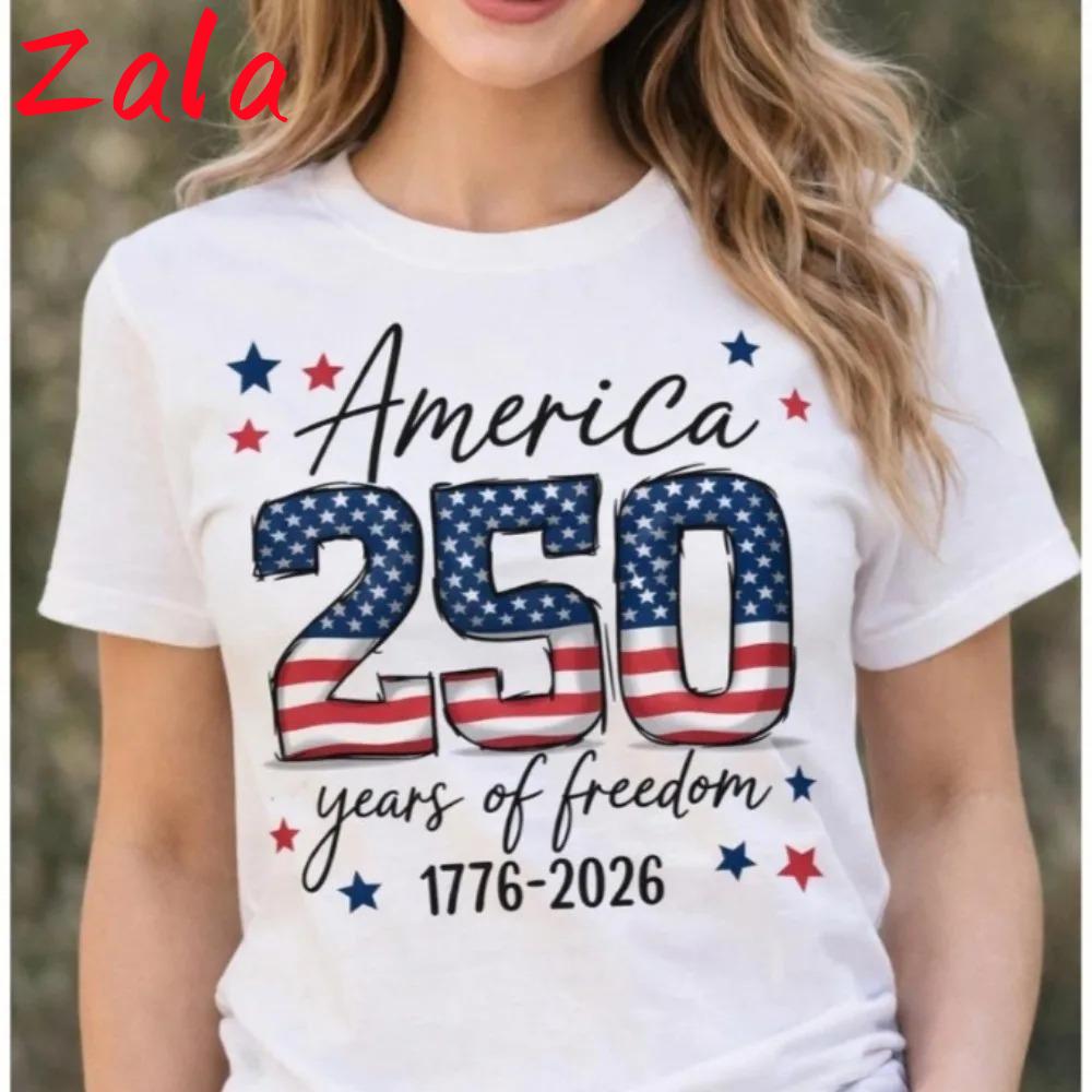 Usa 250th Anniversary Unisexs Tshirt America 250 Years Of 17762026 Tee Patriotic Fourth Of July Tees Usa Independence Day Tees
