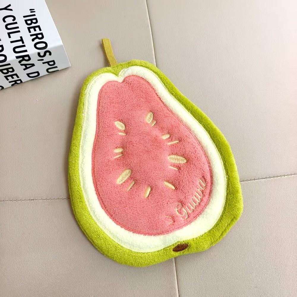 Quick-Dry Hand Towel Fruit Design Bathroom Towel New Kitchen Towel