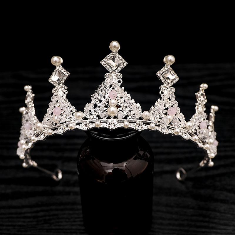 Crown Headband Headgear Children'S Princess Girls Diamond Crown Crystal Children'S Hair Accessories