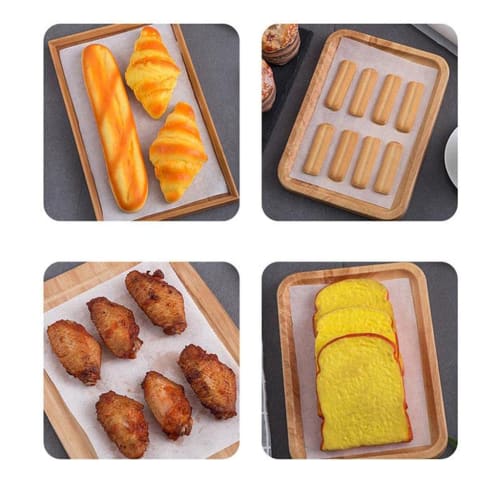 XIMING Burger Patty Paper, Hamburger Patty Paper Sheets, Patty Paper for Separating Baking/Burger Patties, Cookies, 500 Pieces, 10cm