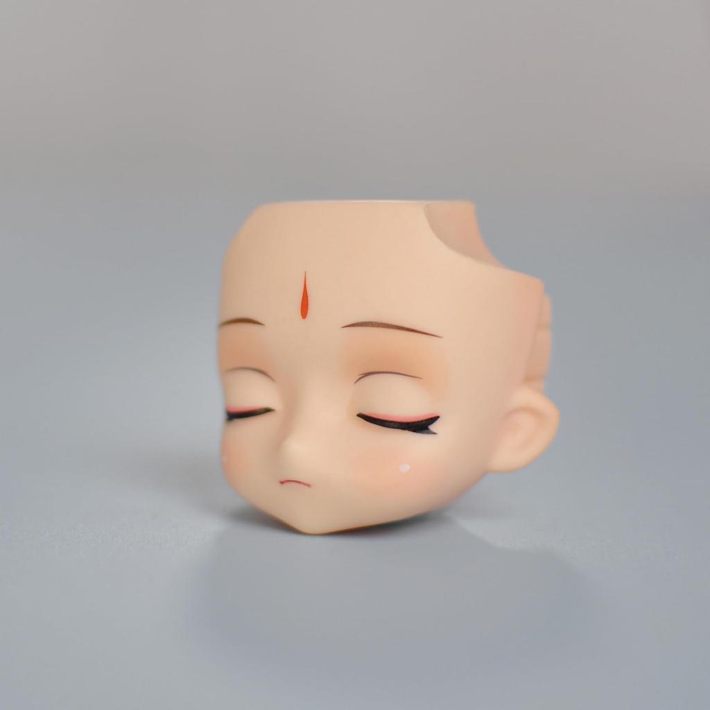 YMY Makeup Doll Face Doll Action Figure Accessories Ob11 Doll Accessories DIY Toy Gift Suitable for GSC 112 Scale Doll Head