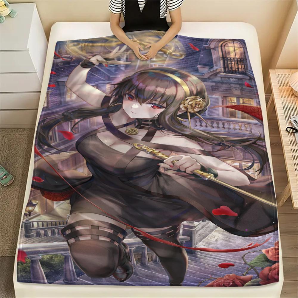 

1 шт. Фланелевое одеяло с мультяшным принтом, Высококачественное, Удобное для всех сезонов, Домашний декор, Тепло и комфорт, Идеально для рождественского подарка на день рождения 80cm x 120cm