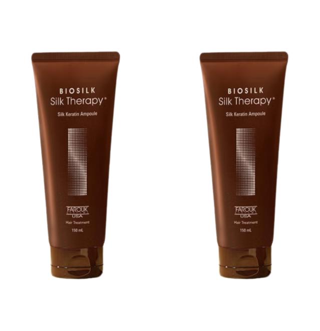 Silk Therapy Silk Keratin Line — No-Wash Treatment 60ml / Ampoule Essence 25ml / Ampoule Hair Pack 150ml (10 Options)