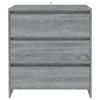 813006 vidaXL Buffet Sonoma gris 70x41x75 cm Bois d'ingénierie