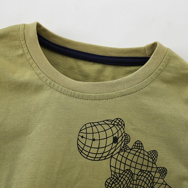 Boys' Cotton Pajamas Spring and Autumn New Children's Long sleeve Homewear Set Boys' Heattech Long Johns Children's Clothing Two-piece Set