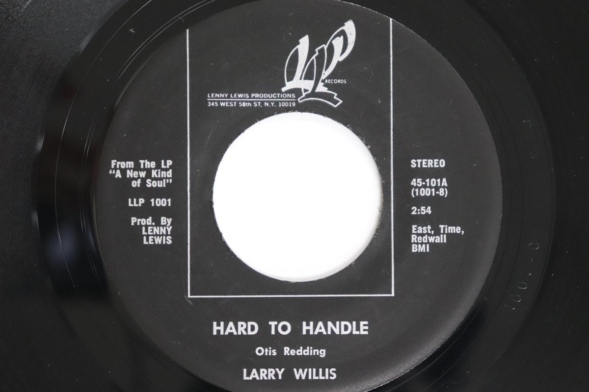 

7-дюймовая пластинка ЛАРРИ УИЛЛИС - Hard To Handle 45101 LLP RECORDS 1970 США Соул/Фанк Б/У