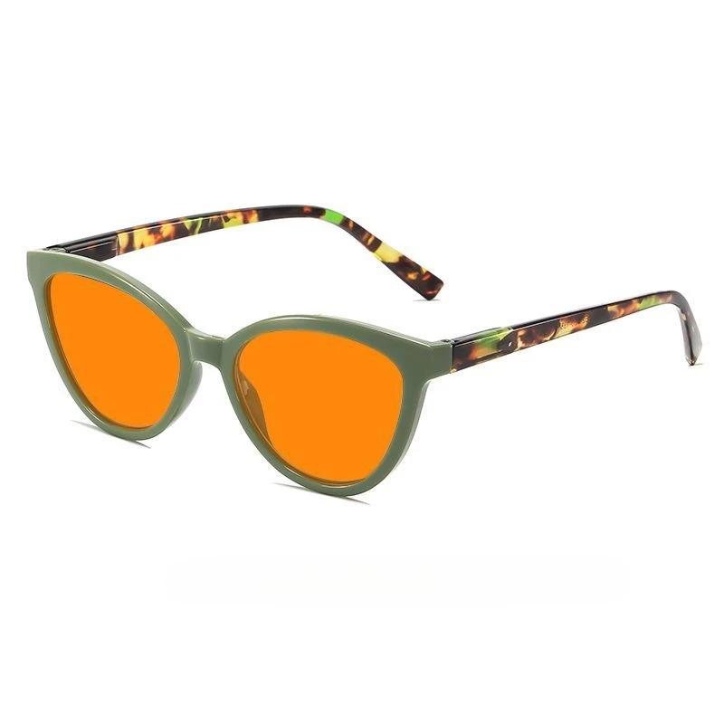 

Новые персонализированные очки «кошачий глаз» для ночного видения, с защитой от синего света, без диоптрий, мужские и женские, с УФ-защитой, для защиты глаз