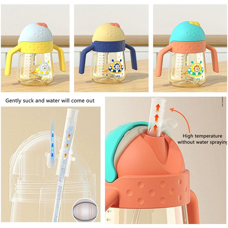 Pp Anti-colic Baby Nursing Bottle 300ml Wide Bore Learn Drinking Milk Bottle