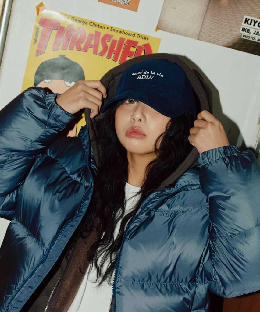 ACME DE LA VIE Corduroy Basic Logo Ball Cap (4Color)