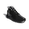 Adidas D Rose 9 Ross Mid top Basketball Shoes Men's Black White FU7913(S-BOX)