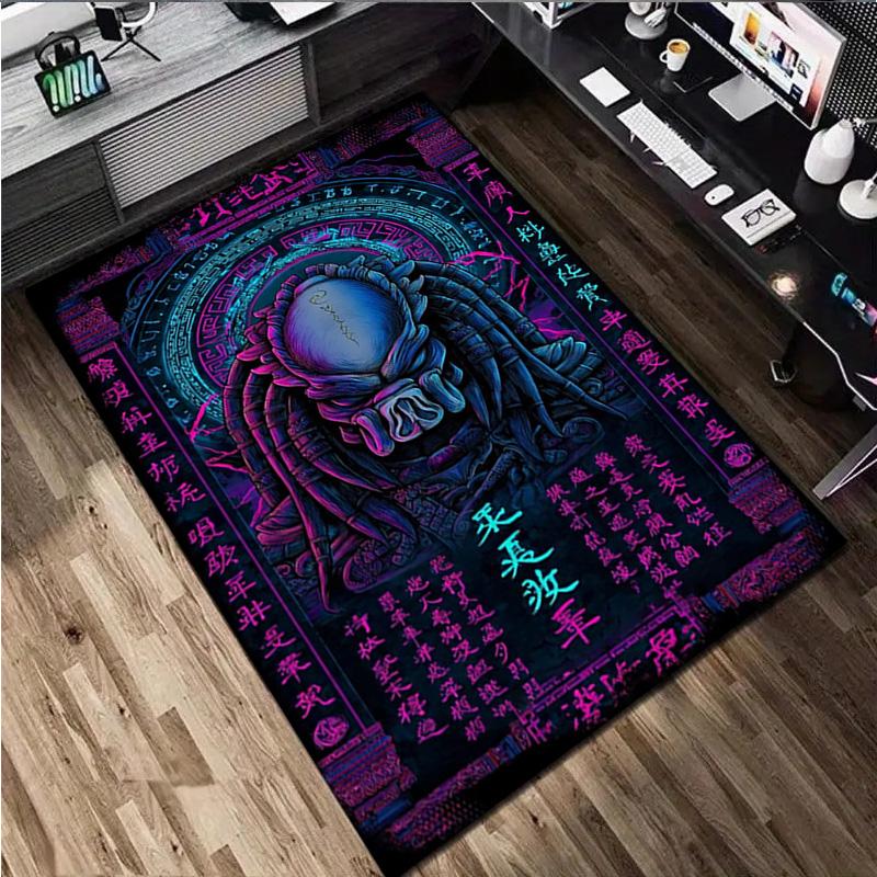1 Stück Der Predator Druckteppich - Heimdekoration Teppich Für Wohnzimmer Schlafzimmer Bodenbelag Computerstuhl Bereichsteppich