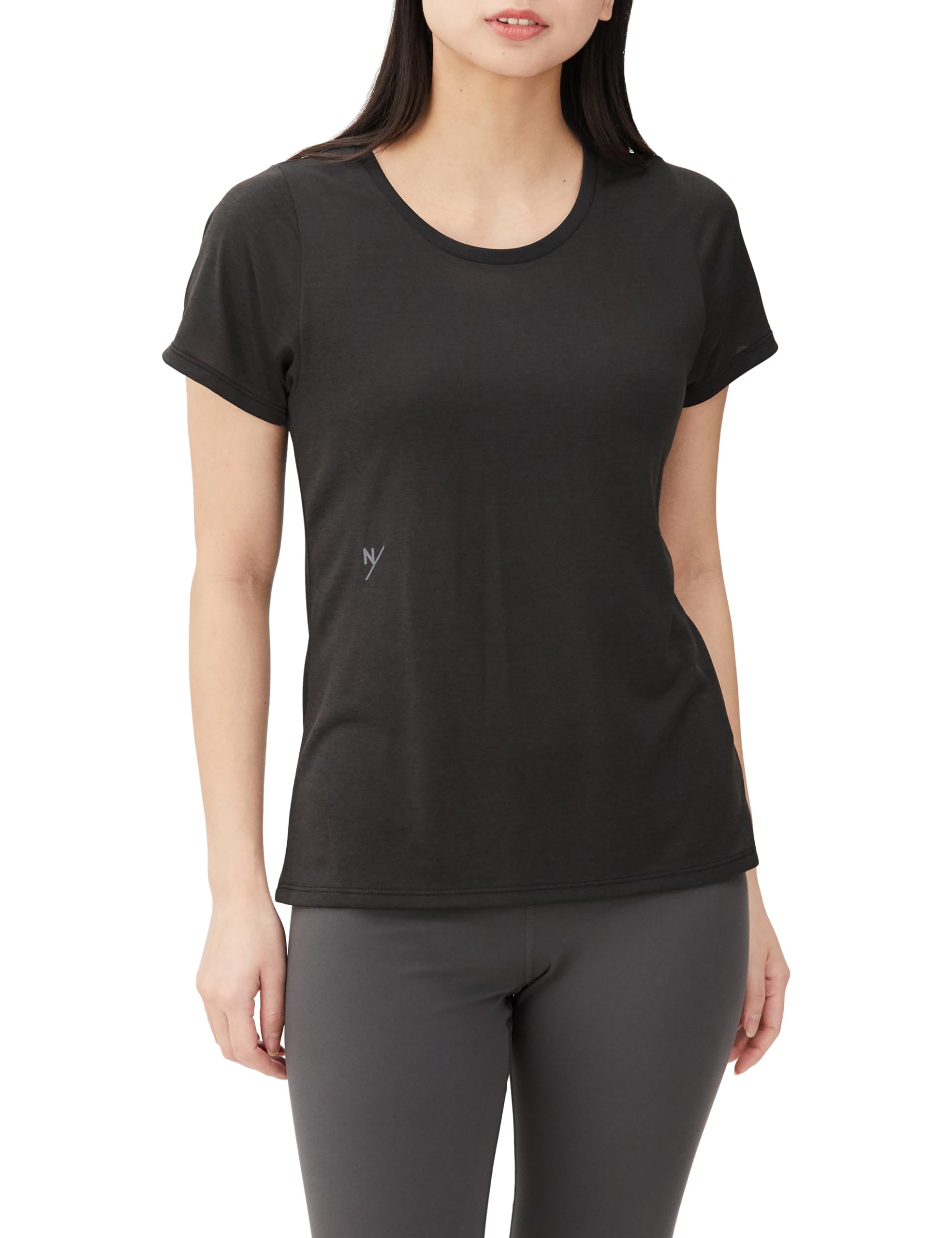 

DRY С КОРОТКИМ РУКАВОМ Размер M [NEUTRALWORKS.] УЛЬТРАЛЕГКИЙ КРУГЛЫЙ ВЫРЕЗ, Черный, чёрный