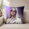 Cushion Cover Wrinkleresistant Short Plush Pillow Case Breathable Machinewashable Singer Kkenia Os Pink Aura