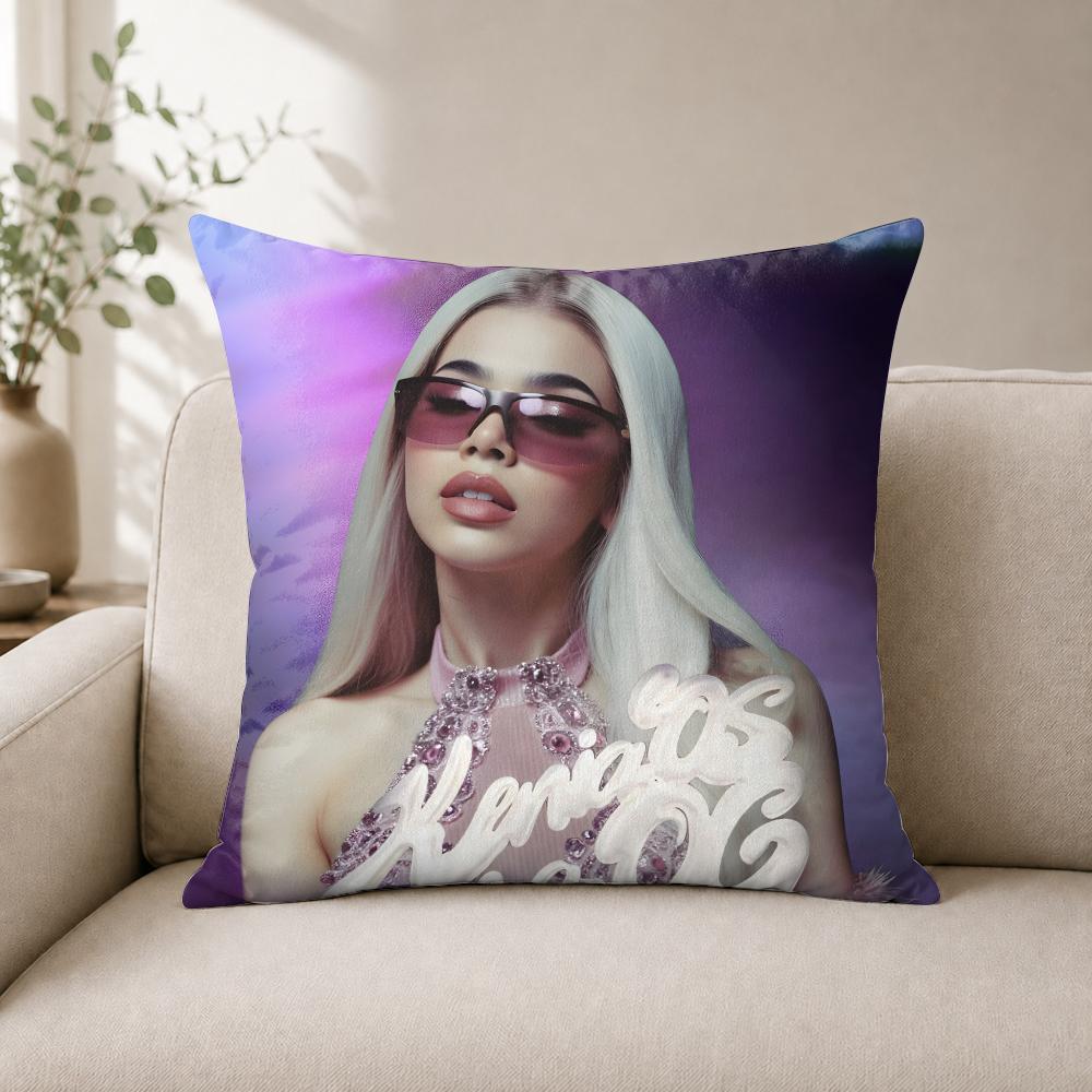 Cushion Cover Wrinkleresistant Short Plush Pillow Case Breathable Machinewashable Singer Kkenia Os Pink Aura