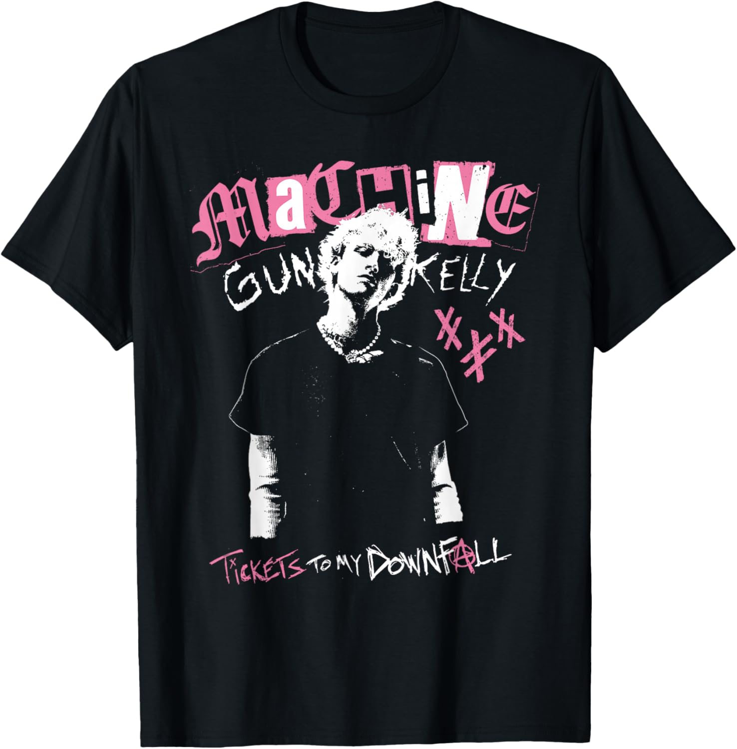 

Official Machine Gun Kelly Tickets to My Downfall T-Shirt S разноцветный