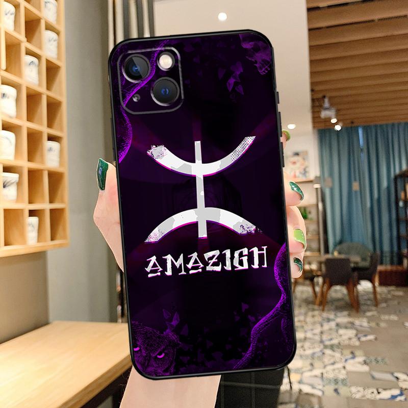 Amazigh Flag Phone Case For iPhone 16 17 Pro Max 14 13 12 11 15 Pro Max Mini 15 16 Plus 16e 17 Air Cover