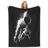 A-Assassins Creed Knitted Blanket Velvet Action Adventure Soft Throw Blanket for Bedroom Sofa Bedspread